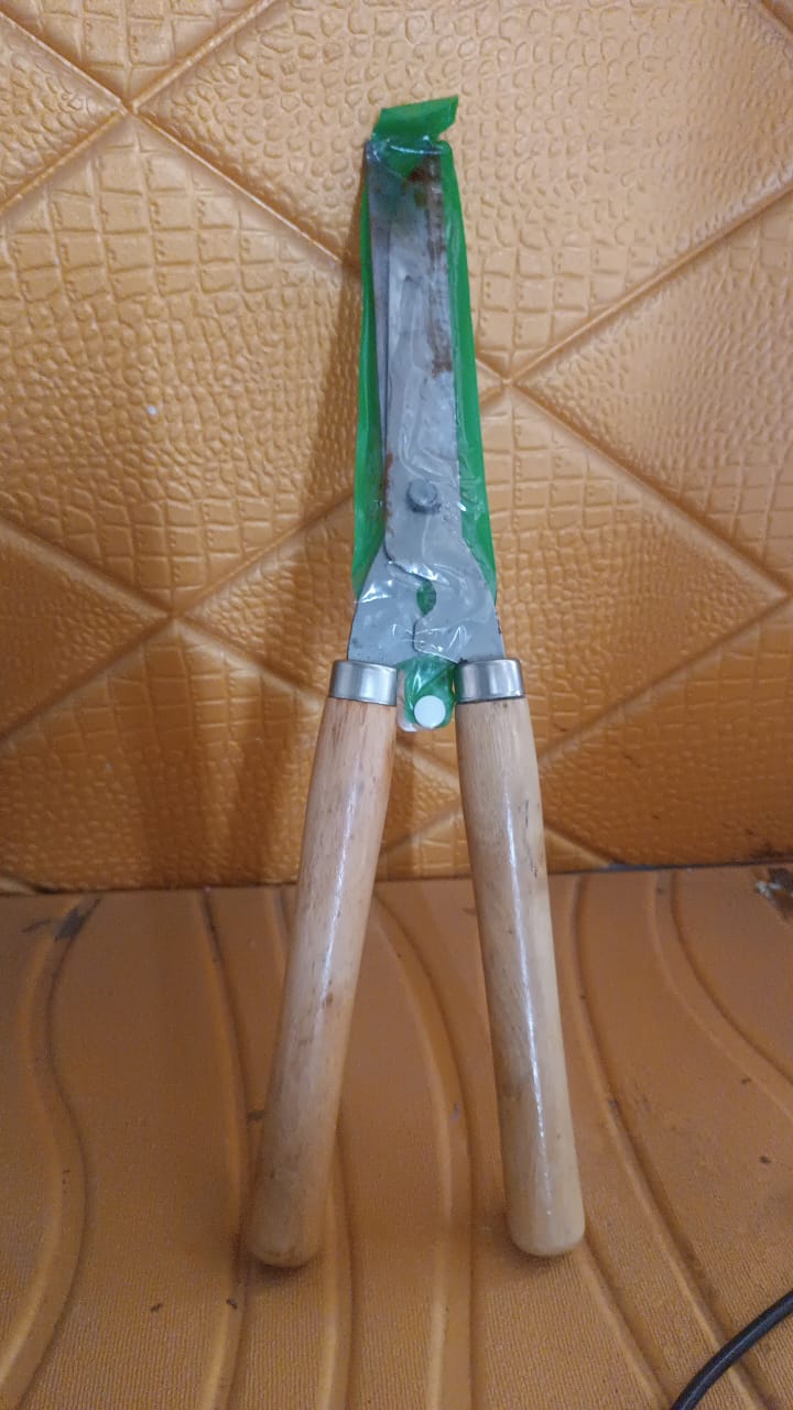Heavy-Duty B Grade Hedge Shear with Wooden Handle