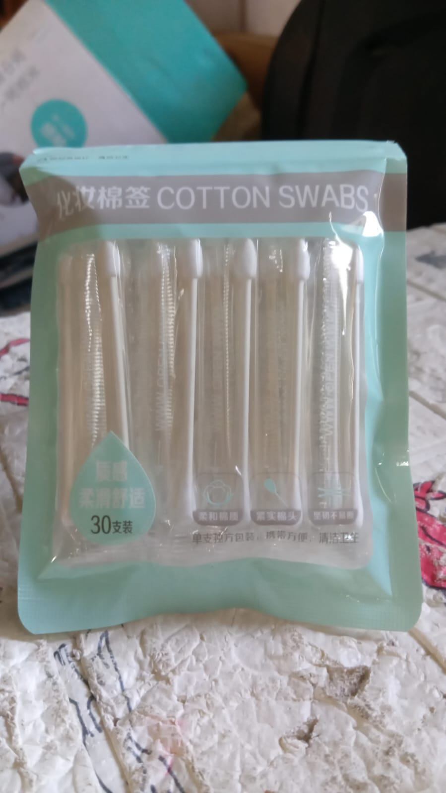 Double Head Cotton Ear and Nose Cleaning Disposable Sticks for Beauty 30 Pc Set