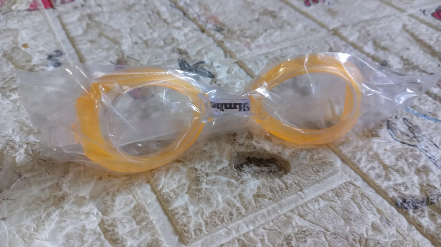 Cute Design Adjustable Swimming GogglesFor Kids Boys, Waterproof (1 Pc )