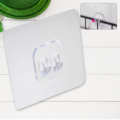 Household Self Adhesive Wall Hooks (1 Pc)