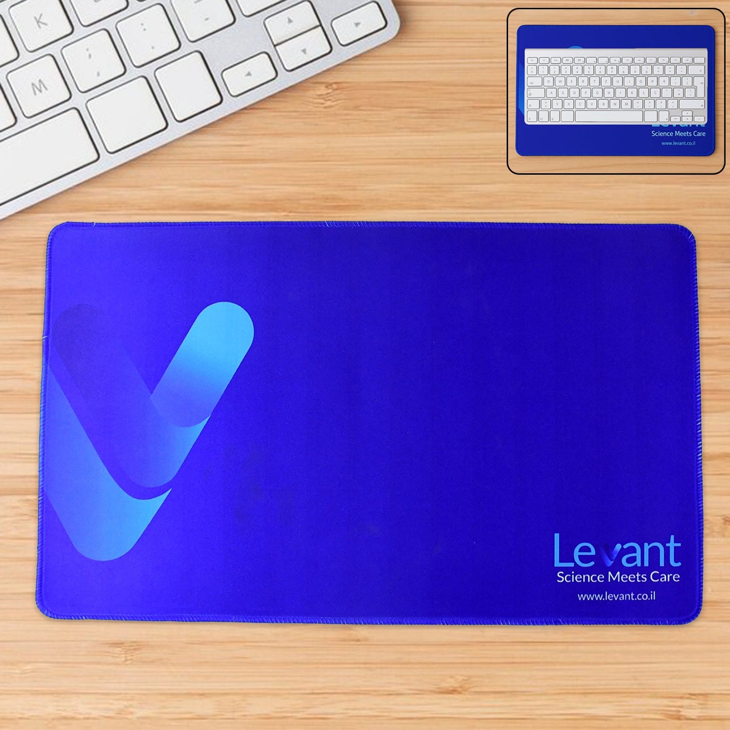 Dual Tone Large Desk Pad
