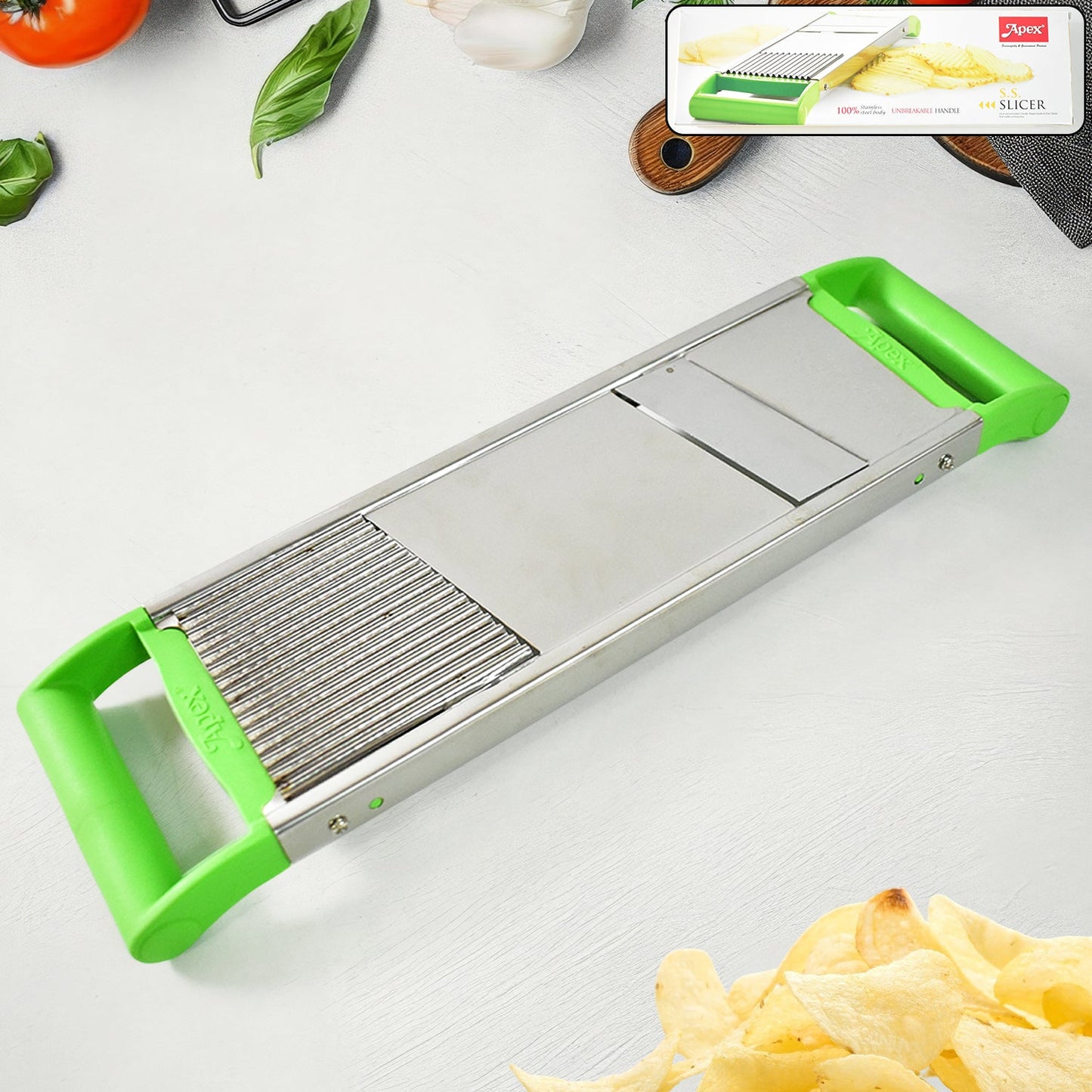 Apex Cook Ease Stainless Slicer