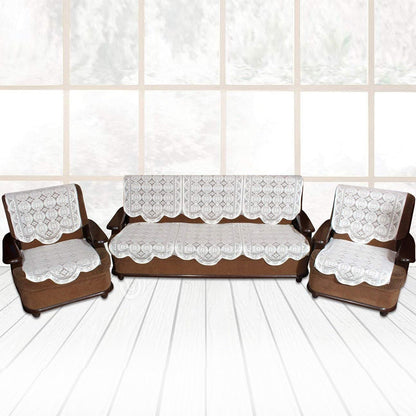 Elegant Floral Sofa Protector Runner 