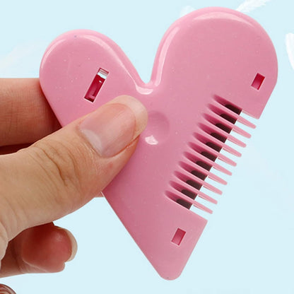 Heart Shape Baby Hair Scissors - Lightweight Stainless Steel Thinning Shears