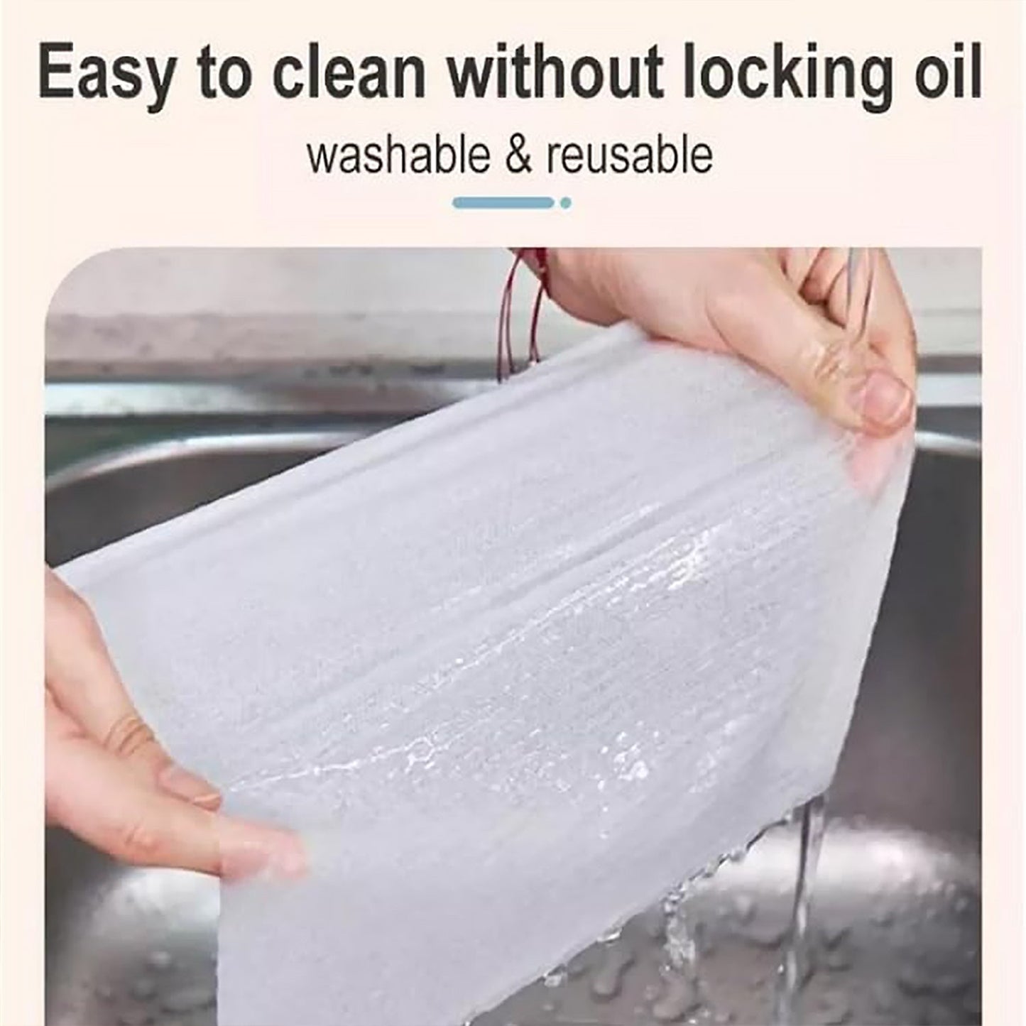 Strong Decontamination Kitchen Cleaning Wet Wipes for Grease & Glass (80 Pcs)