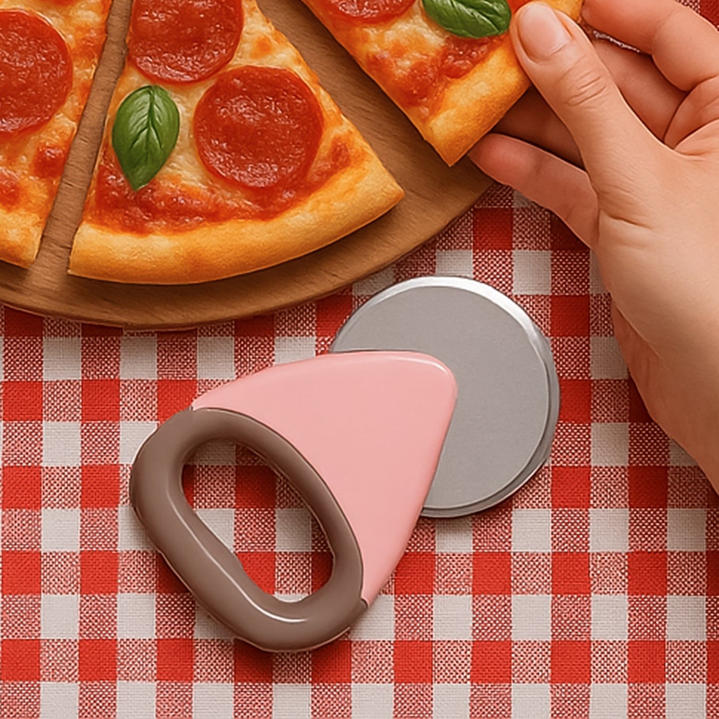 Spin Slice Stainless Steel Cutter