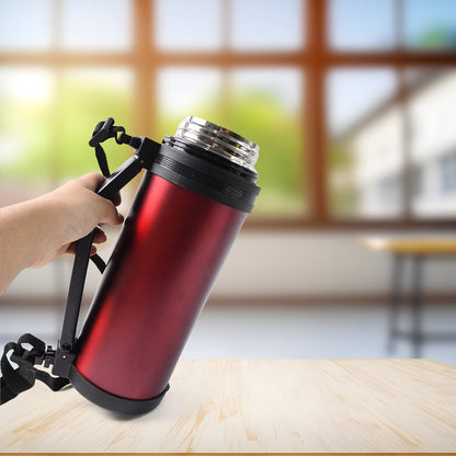 Stainless Steel Thermos Flask Double-Walled Coffee Thermos Flask Leak-proof (1500ML)