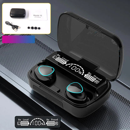 Wireless Bluetooth 5.0 In-Ear Earbuds – Mini Stereo with Mic