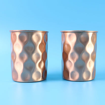 Diamond Cut Copper Gift Box Set