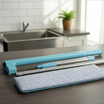 Flat Floor Cleaning Mop with Long Handle (1 Pc)