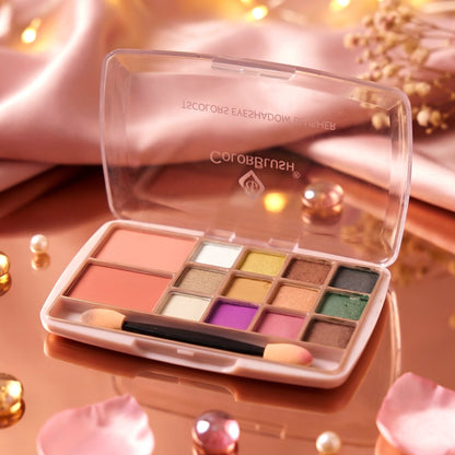 Multi-Color Eyeshadow & Compact Makeup Kit (15 GM / 1 Pc)