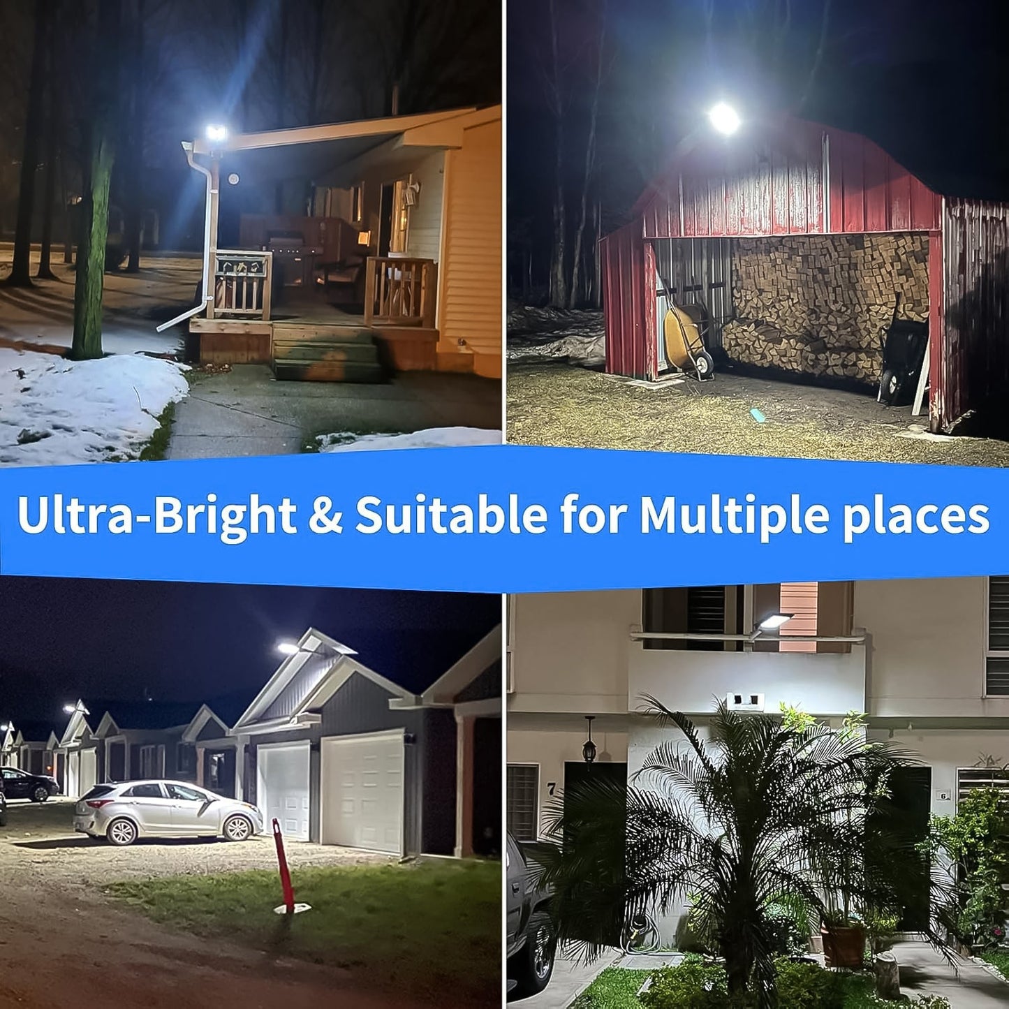 High-Lumen Solar LED Outdoor Street Lamp