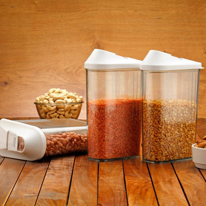 Transparent airtight food storage box