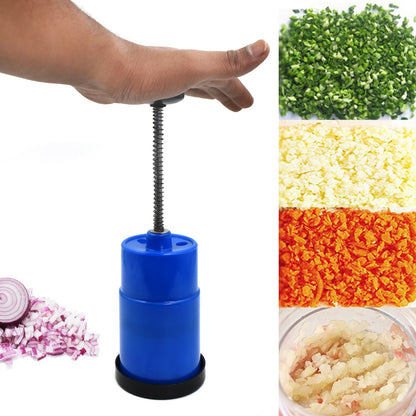 Onion Vegetable Hand Press Cutting Chopper (1 Pc / Mix Color)