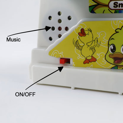 LALA Small Duck Climb Stairs Toy Roller Coaster Flashing Lights & Music (3 Ducks)