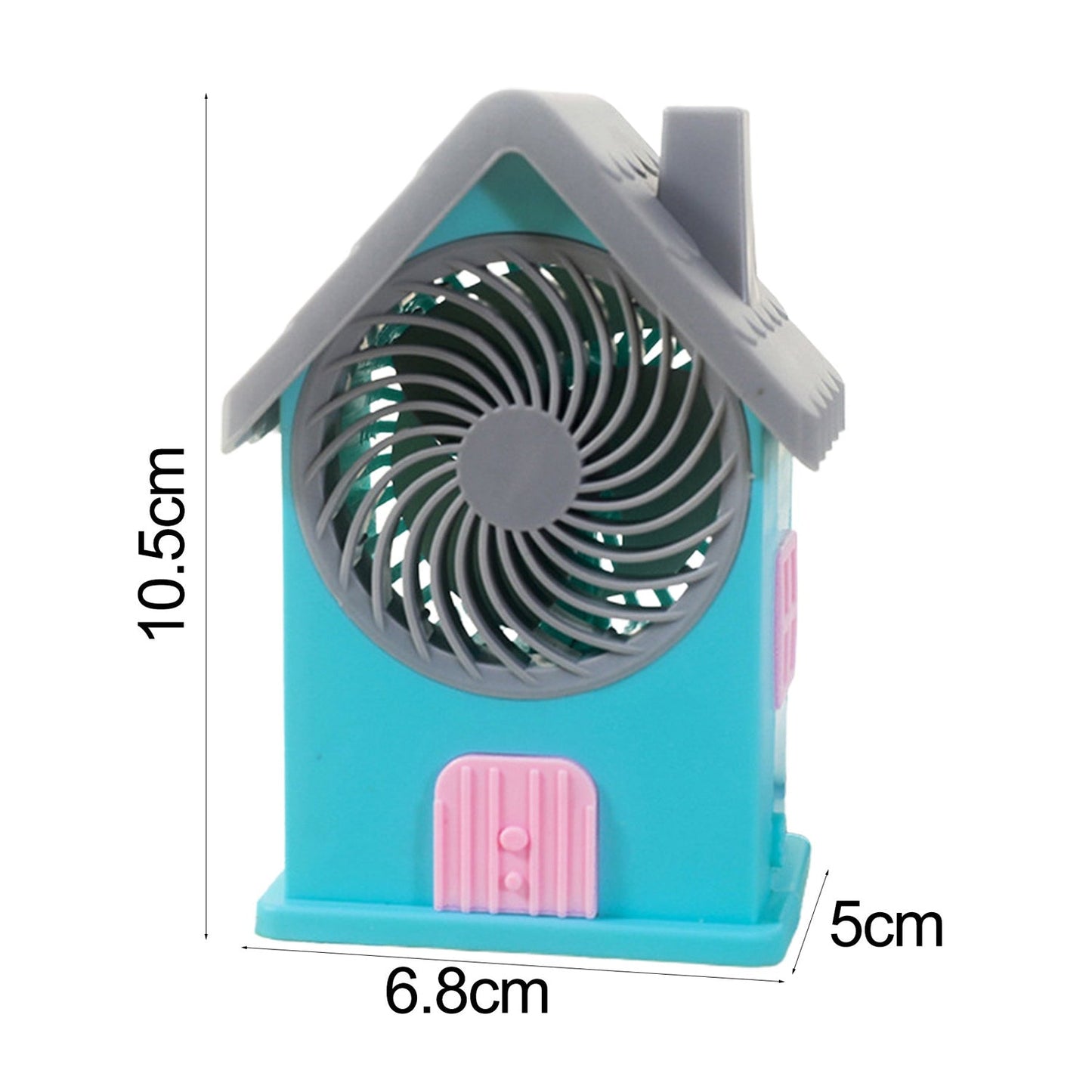 Mini Rechargeable Portable Personal Desk Fan (Battery Not Include)