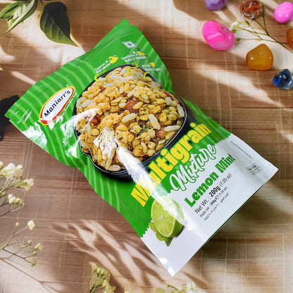 Maniarr's Lemon Mint ROASTED MULTIGRAIN MIXTURE (195 Gm)
