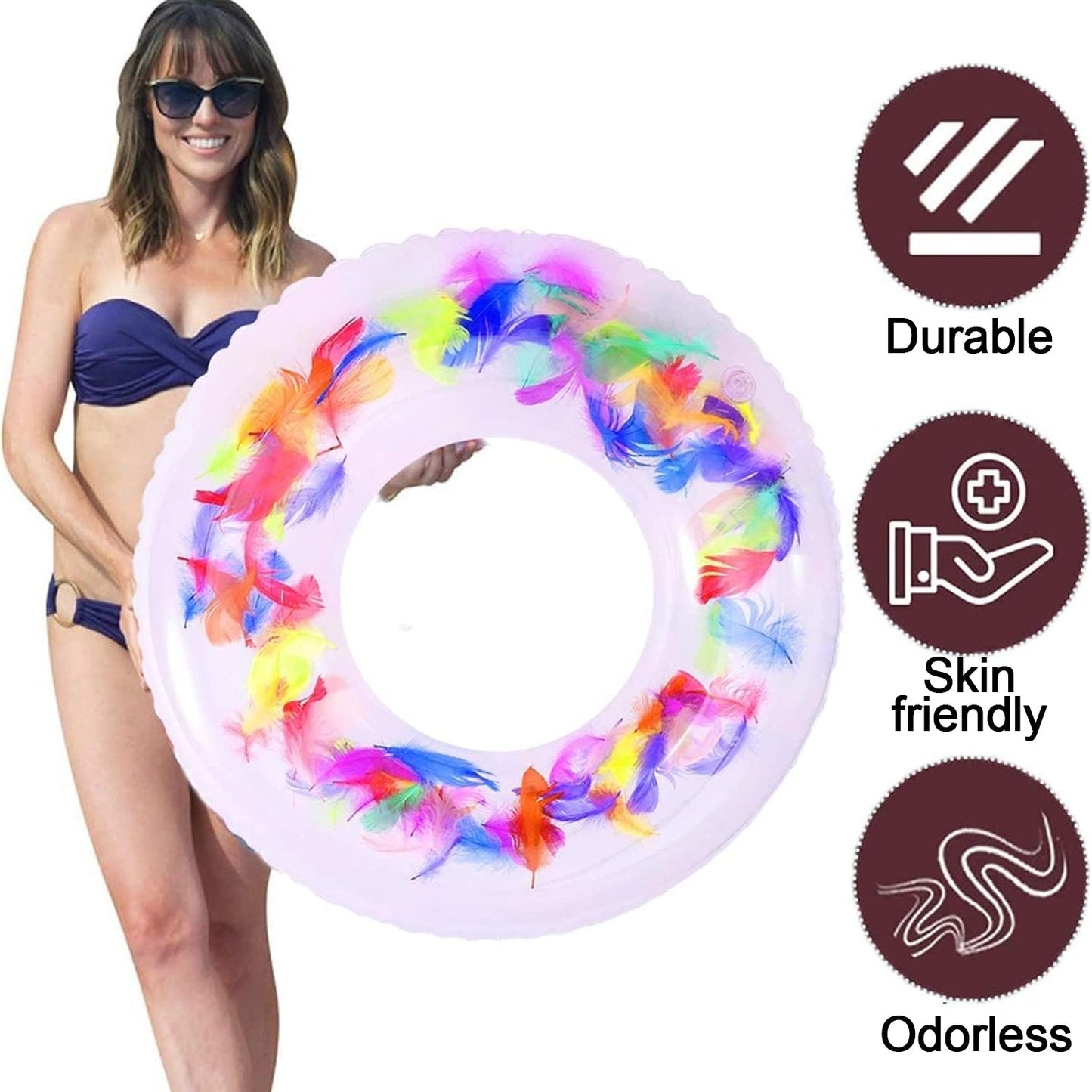 Swim Ring, For Adults, , For Water Play,  Swimming, Women's, Men's (1 Pc)