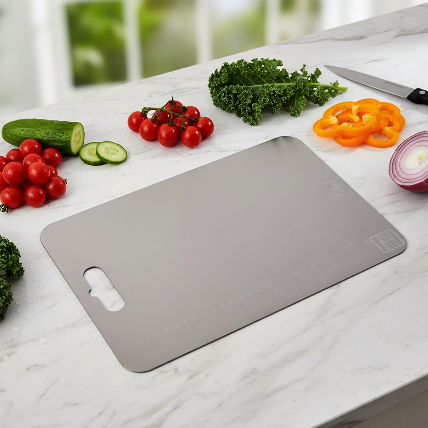 Rust resistant kitchen cutting board
