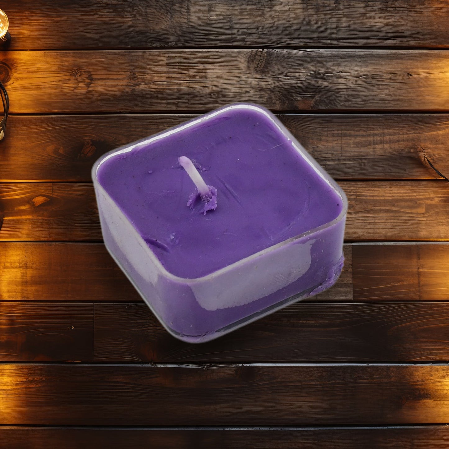 Smokeless Scented Acrylic Lavender Tealight Candles | Scented Acrylic Tealight Candle Set of 1 for Home Decoration and Celebrations | Long Burning Time Candle, Diwali (1 Pc / Mix Color)