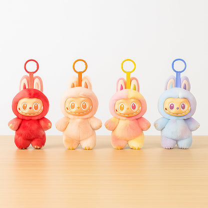 Plush Toy Cartoon Keychain with Hook Assorted Colorful Animal Design  1 Pc