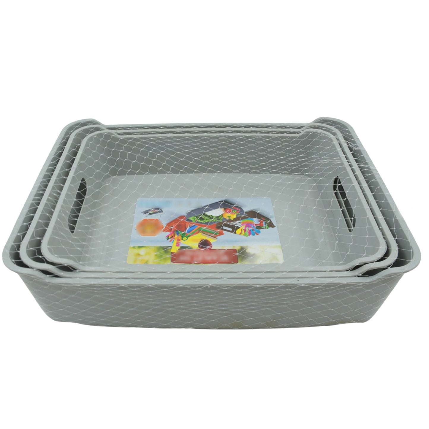 Multi Purpose Tray, Cosmetics, Stationary Set of 3