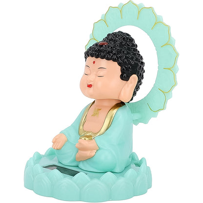 Solar Powered Moving Head Buddha