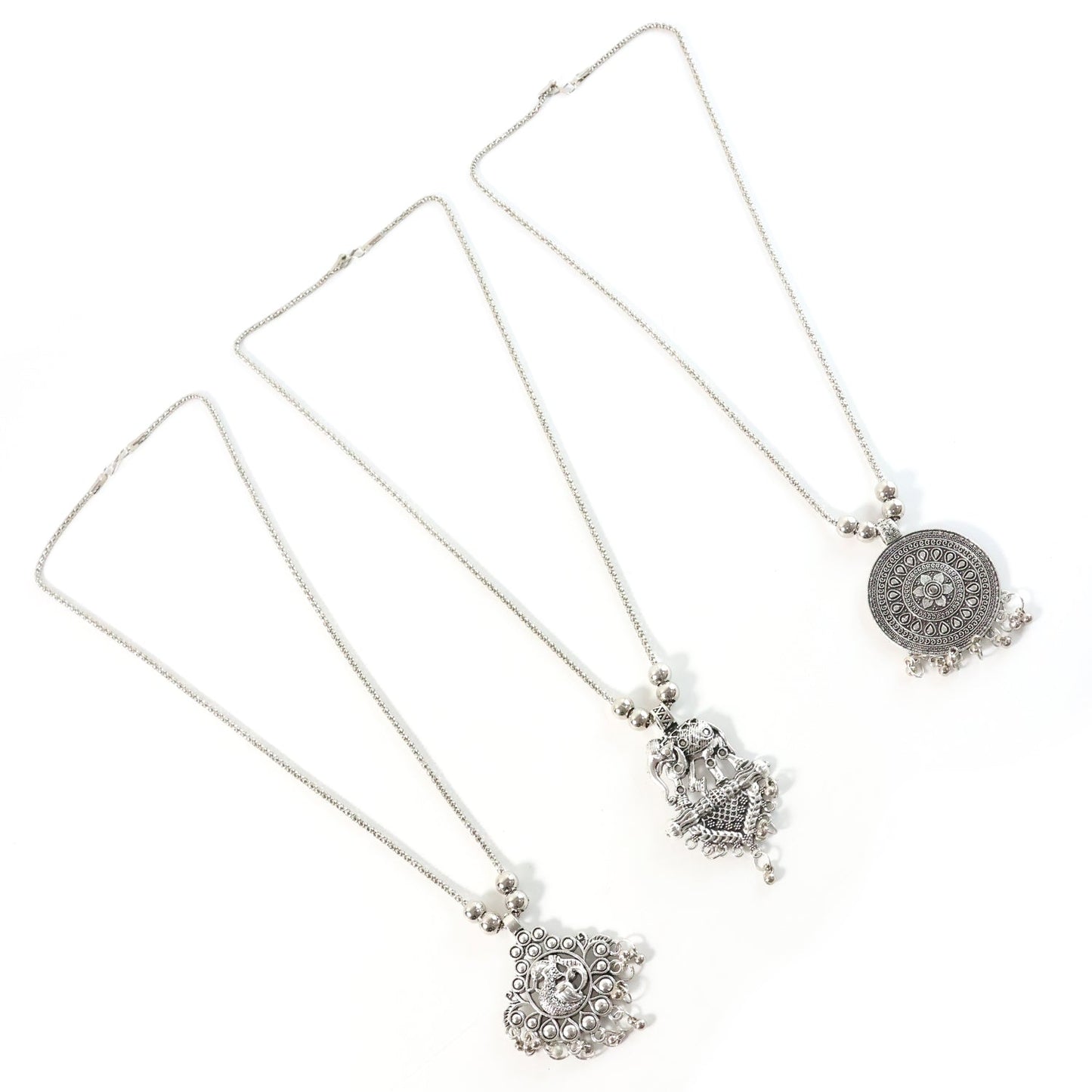 Indian oxidized necklace 