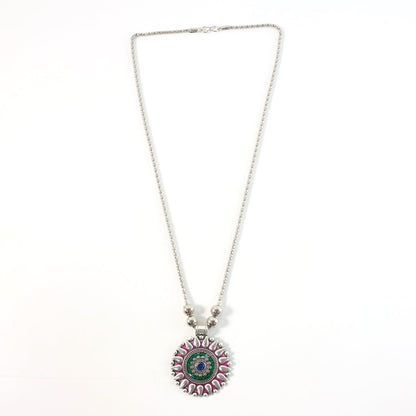 Traditional mandala necklace        
