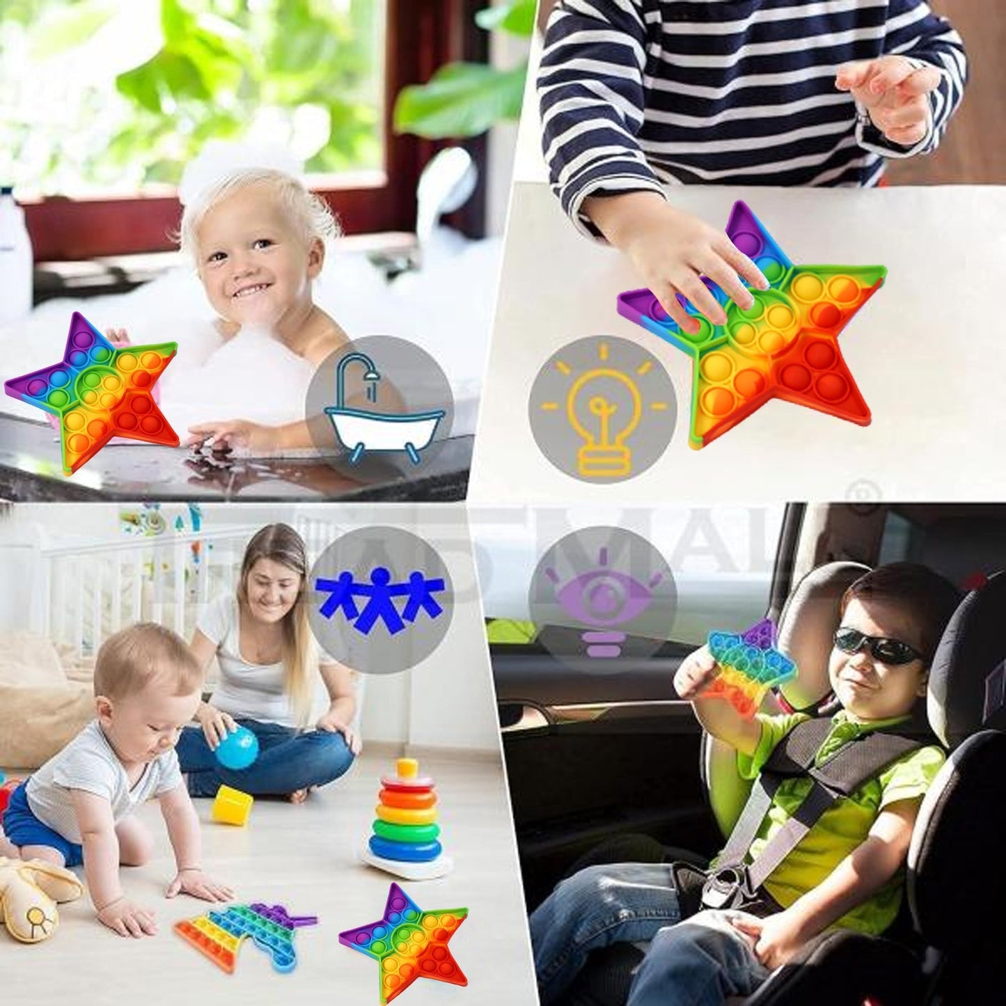 Bubble  toy for stress relief and sensory fun
