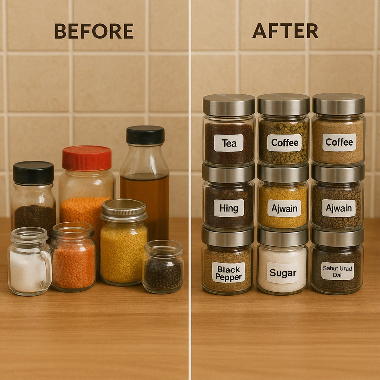 Herb Craft Kitchen Spice Labels