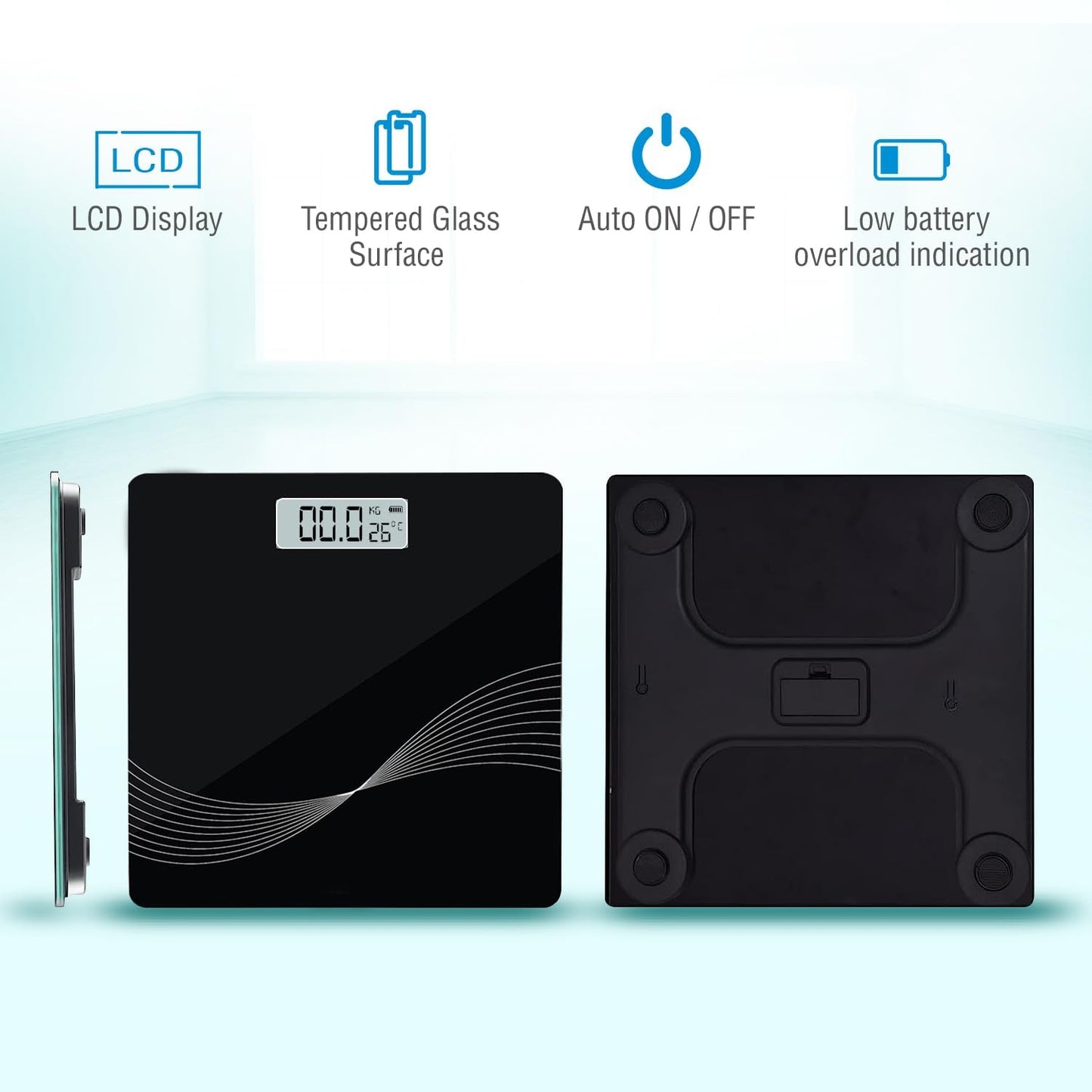 Electronic Digital Personal Weight Scale  (1 Pc)