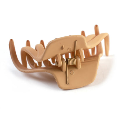 Plastic Hair Clamp Grip, Simple Matte Hair Barrette Clamp (1 Pc)