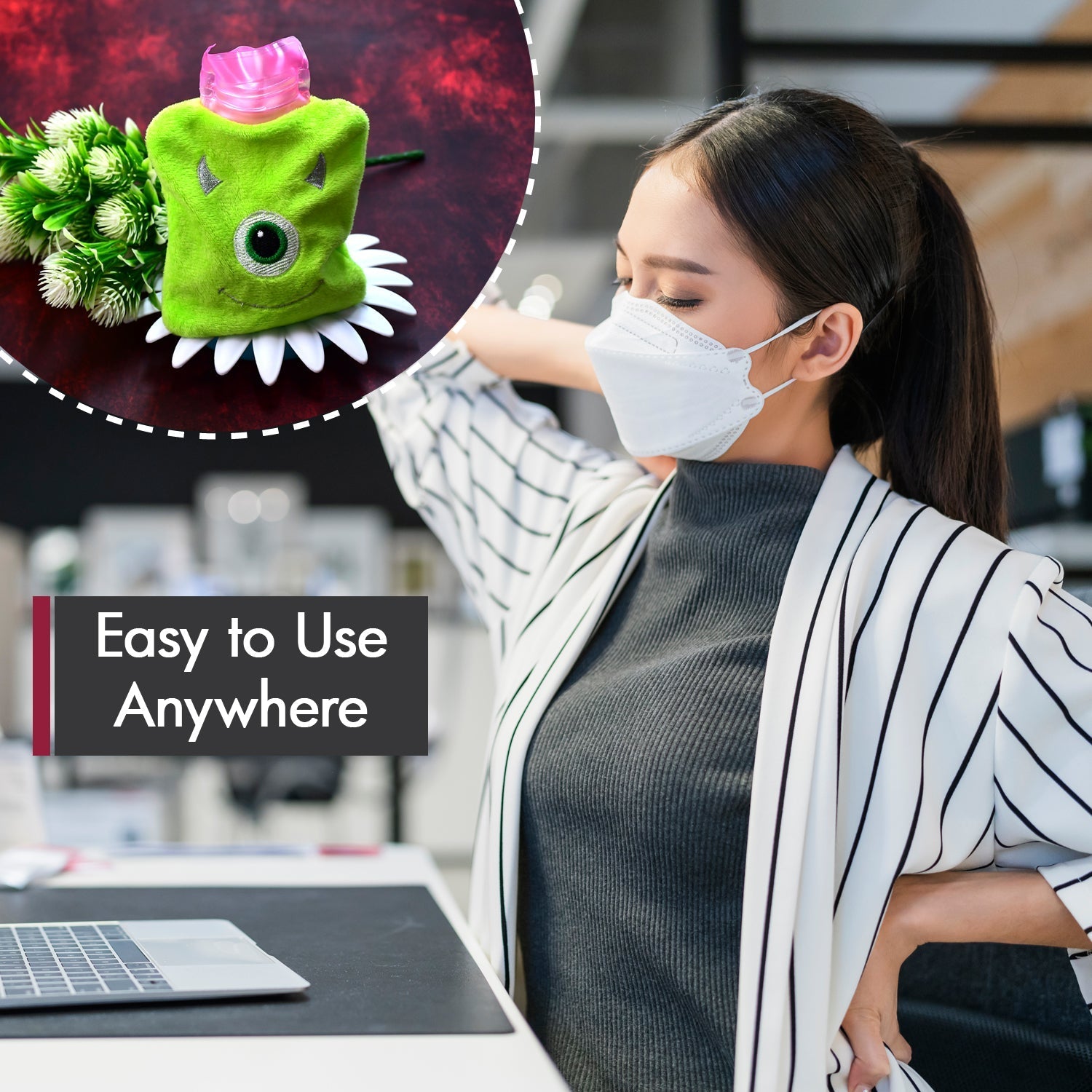 Monster Face Hot Water Bag