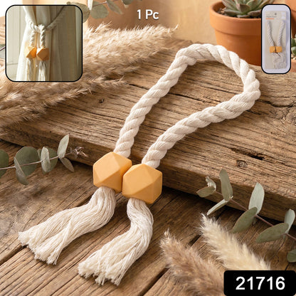Strong magnet curtain holder strap