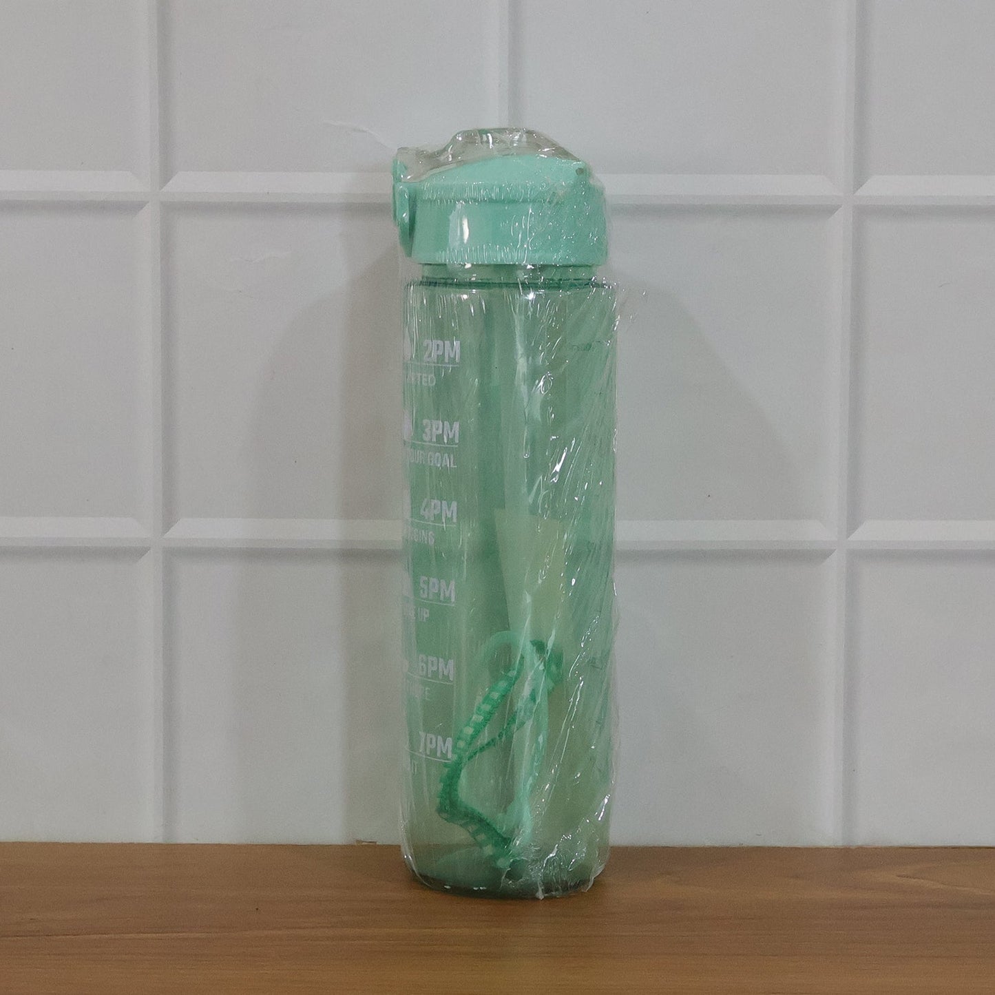 Motivational Water Bottle with Time Marker and Flip Top Lid (1000 ML)