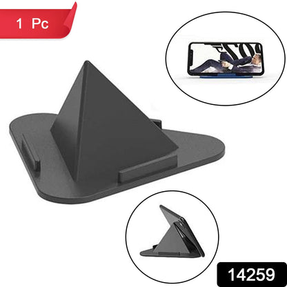 Black Pyramid Mobile Stand