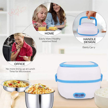 Electric Lunch Box Portable Food Warmer Food Heating Lunch Box  for Car, Truck, office