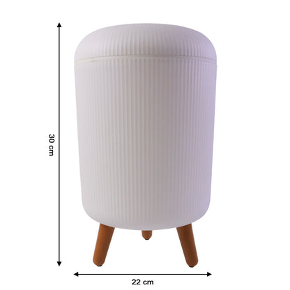Durable waste basket for room