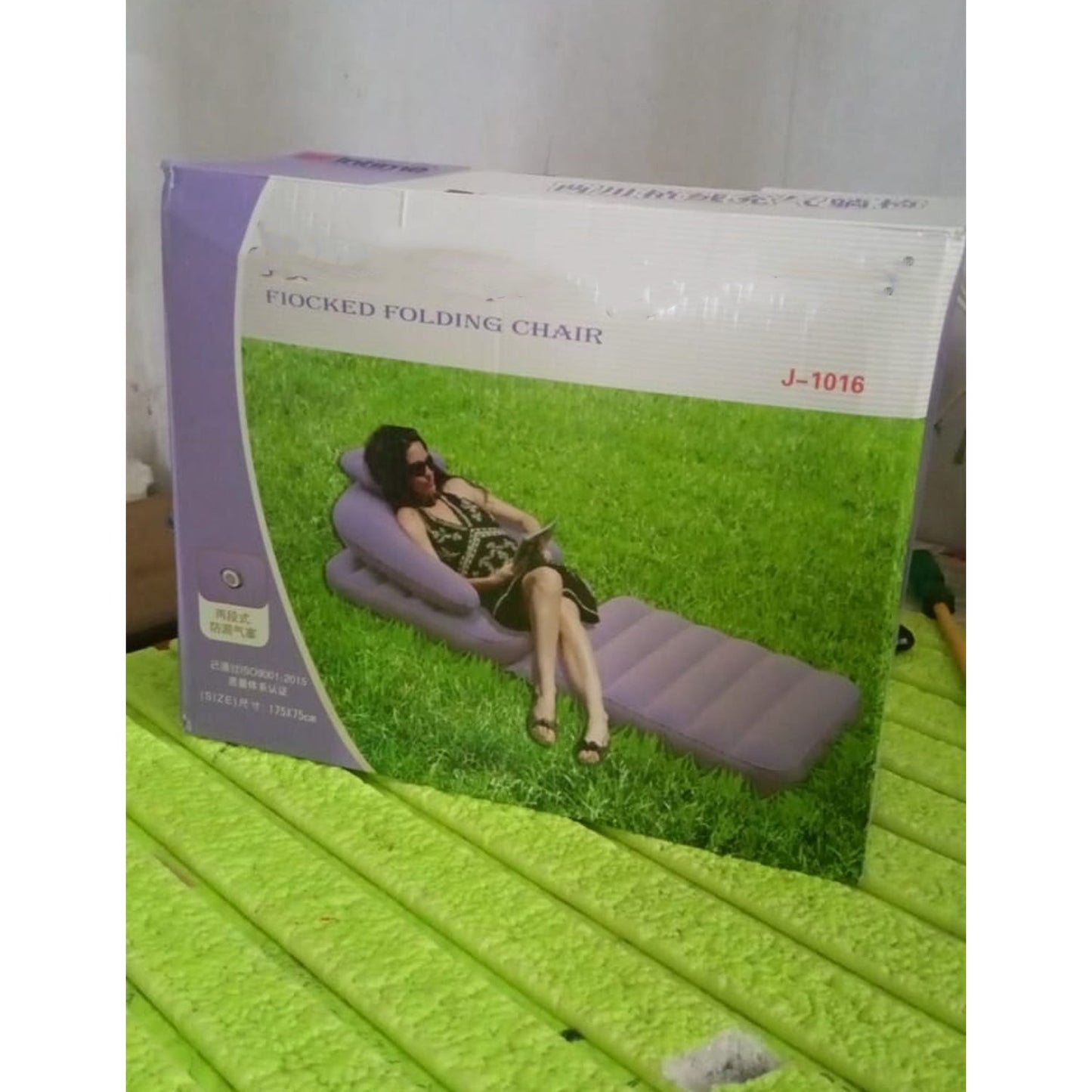 2-in-1 Air Mattress & Lounger Portable Inflatable Sofa with Hand Pump