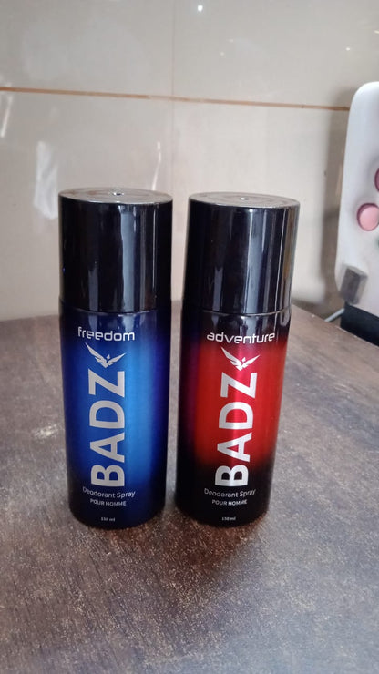 Men’s Deodorant Body Spray 150ml (Adventure / Freedom Variant – 1 Pc, Random Mix)