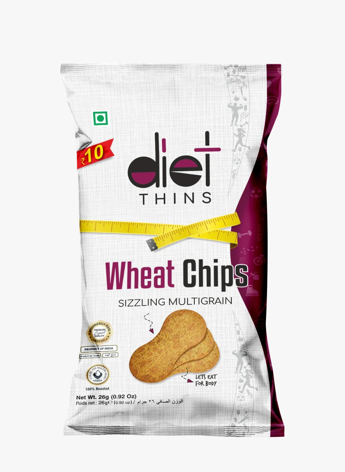 Maniarr's Sizzling Multigrain MINI (Millet Products) Healthy snacks (26Gm)