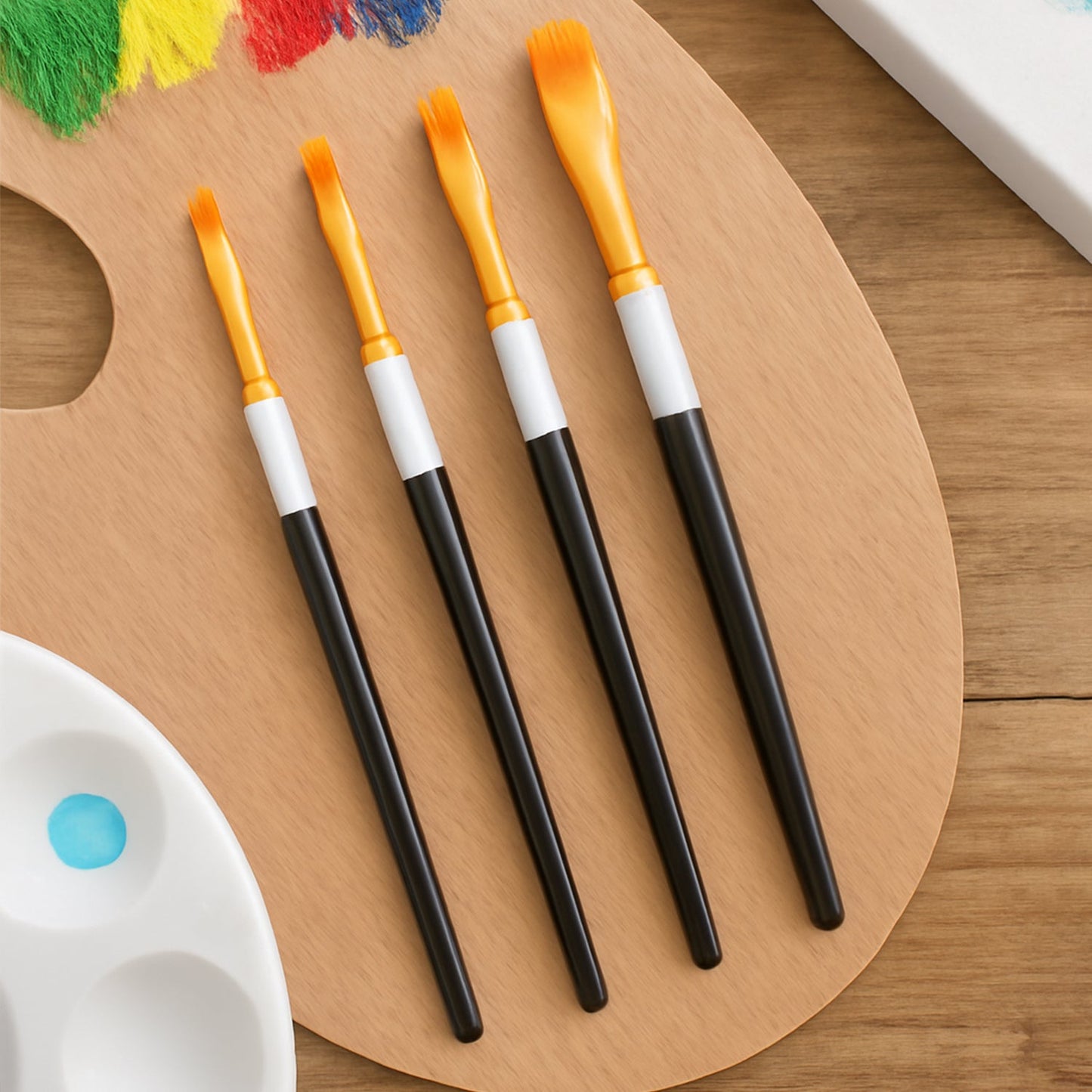 Premium Paint Brushes, Watercolor Acrylic Paint Brushes (4 Pcs Set)