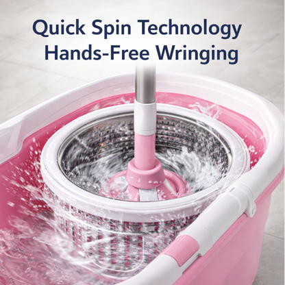 Spin Mop with Bucket for Floor Cleaning - Magic Mop Set