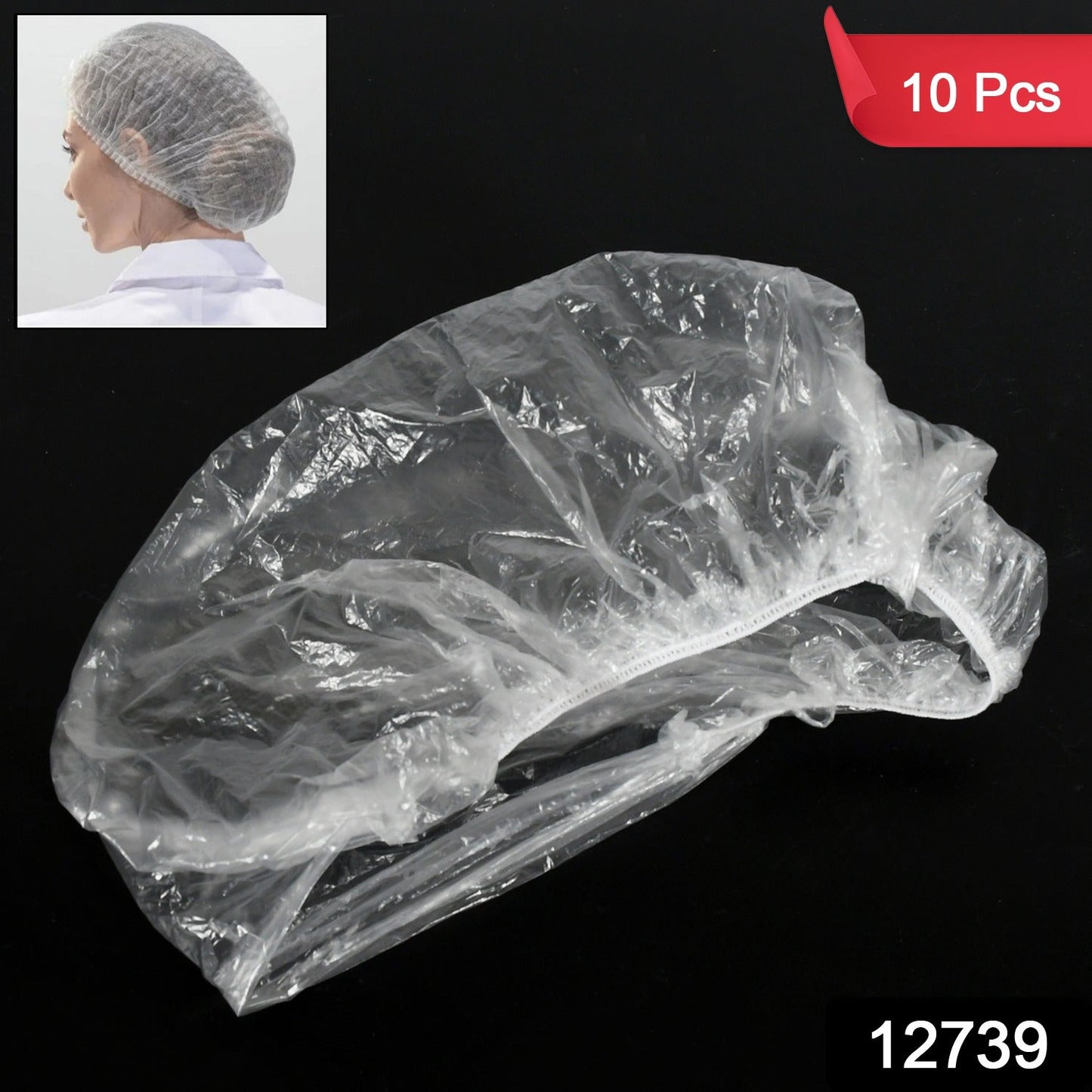 Disposable Shower Caps For Women (10 Pc Set), Hair accessories