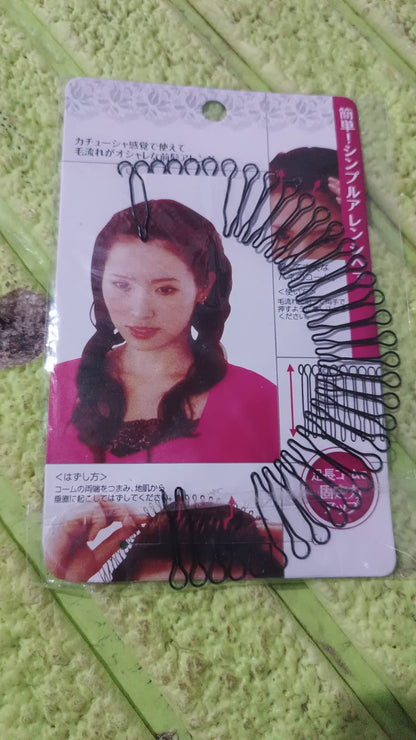 Big U Shape Hair Finishing Fixer Styling Tool Women (1 Pc), Hair accessories (1 Pc)