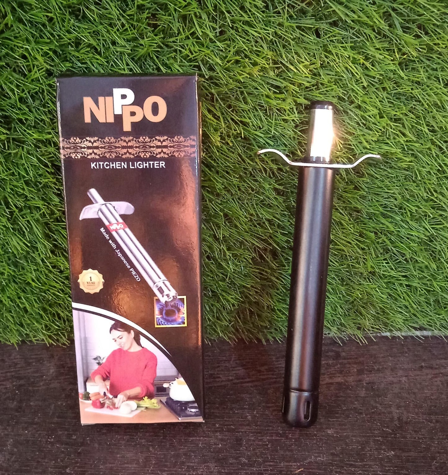 Stainless Steel Gas Lighter for Kitchen Gas Stove Long-Lasting Unbreakable Lighter 1 Pc