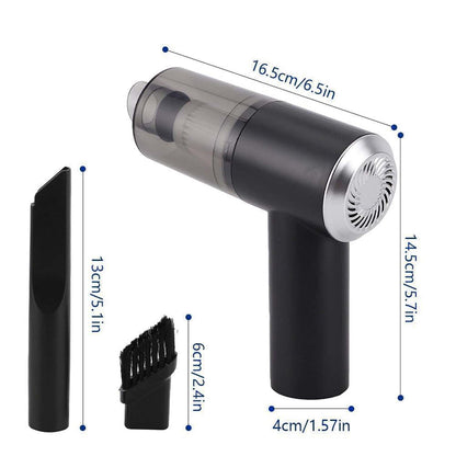 3 in 1 Mini Car Vacuum – Wireless, Rechargeable, Blower & Dust Cleaner for Car & Home