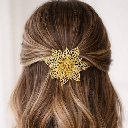 Trendy glitter hair clips