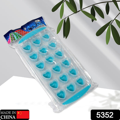 Flexible ice tray with -up feature